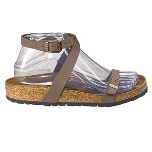 Birkenstock Unisex Yara Tan Leather Ankle Strap Sandsl Size 37 M 4 W 6